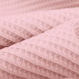 100% Cotton Waffle - Pink