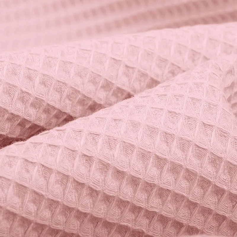 100% Cotton Waffle - Pink