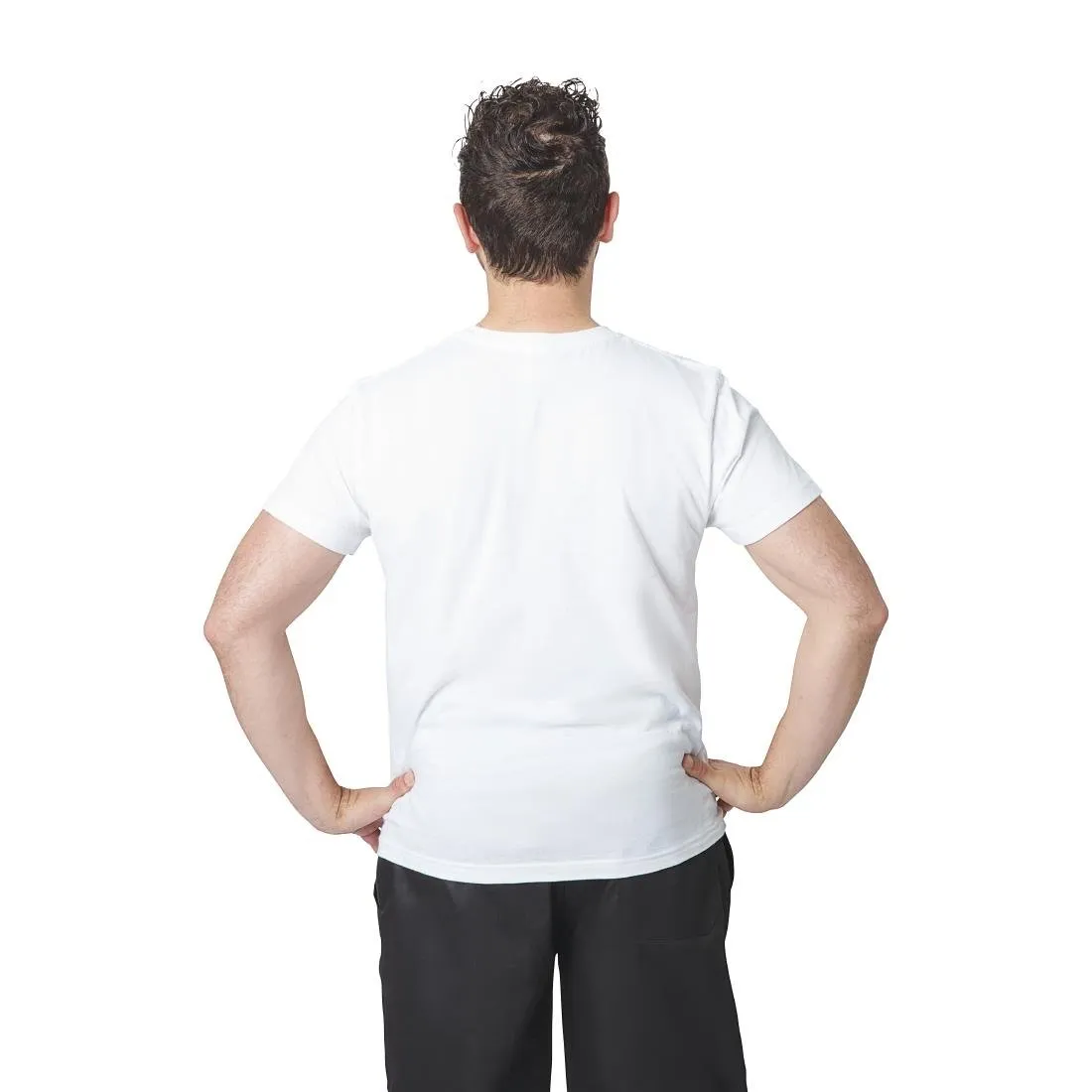 A103-XL Unisex Chef T-Shirt White XL