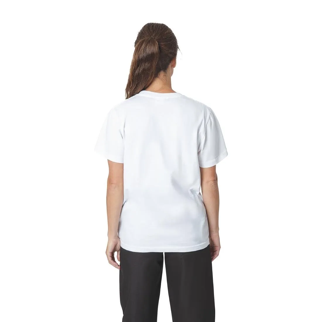 A103-XL Unisex Chef T-Shirt White XL