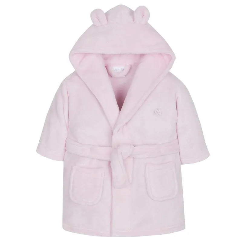 BABY PINK HOODED DRESSING GOWN (6-24 MONTHS) (PK5) 18C203