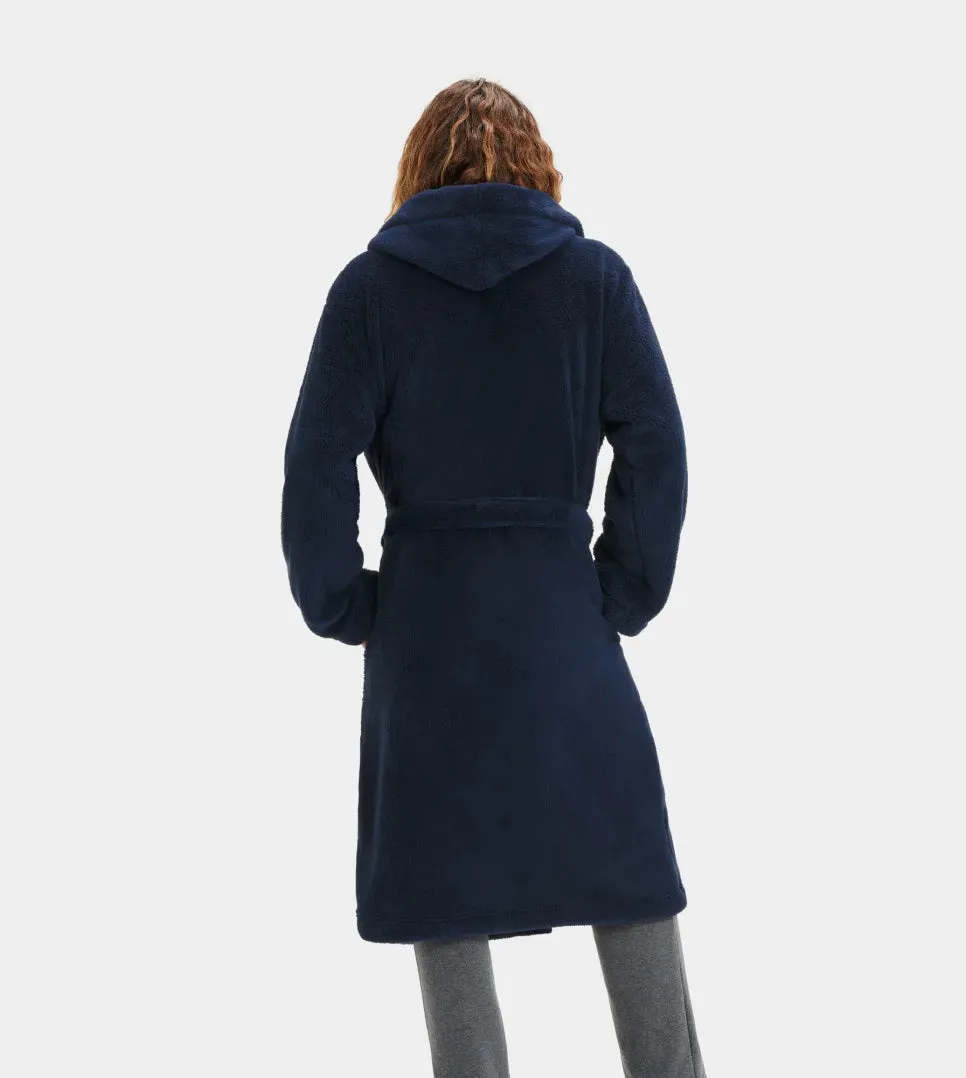 BECKETT Men's Hooded Fleece Robe in Twilight