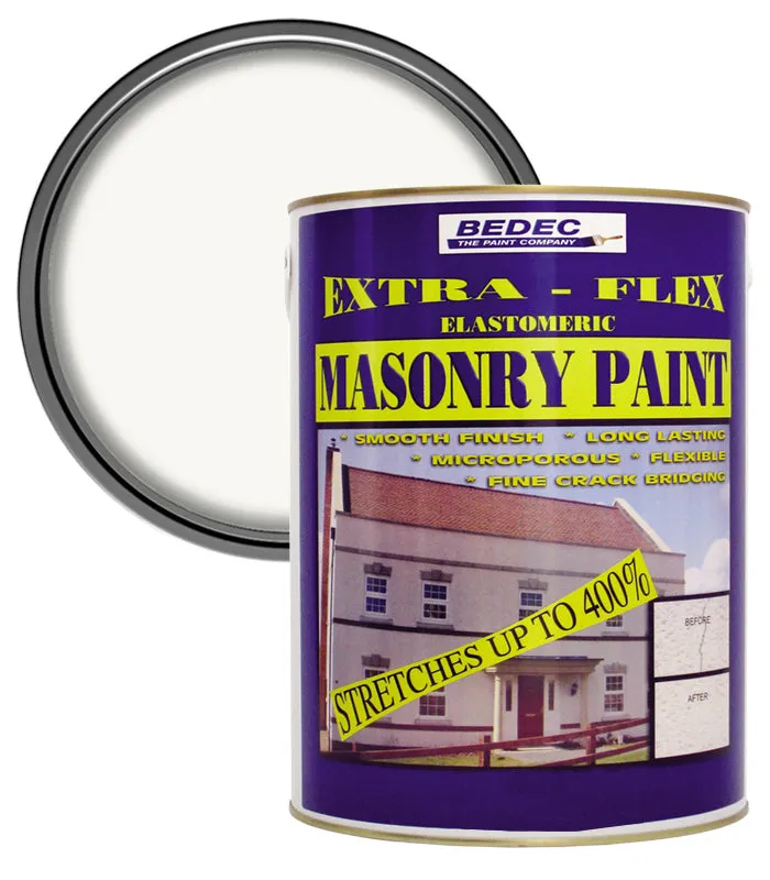 Bedec Extra Flex Masonry Paint - 5 Litre