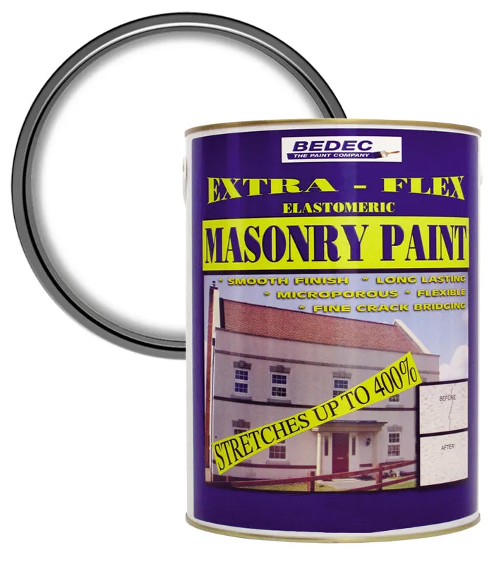 Bedec Extra Flex Masonry Paint - 5 Litre