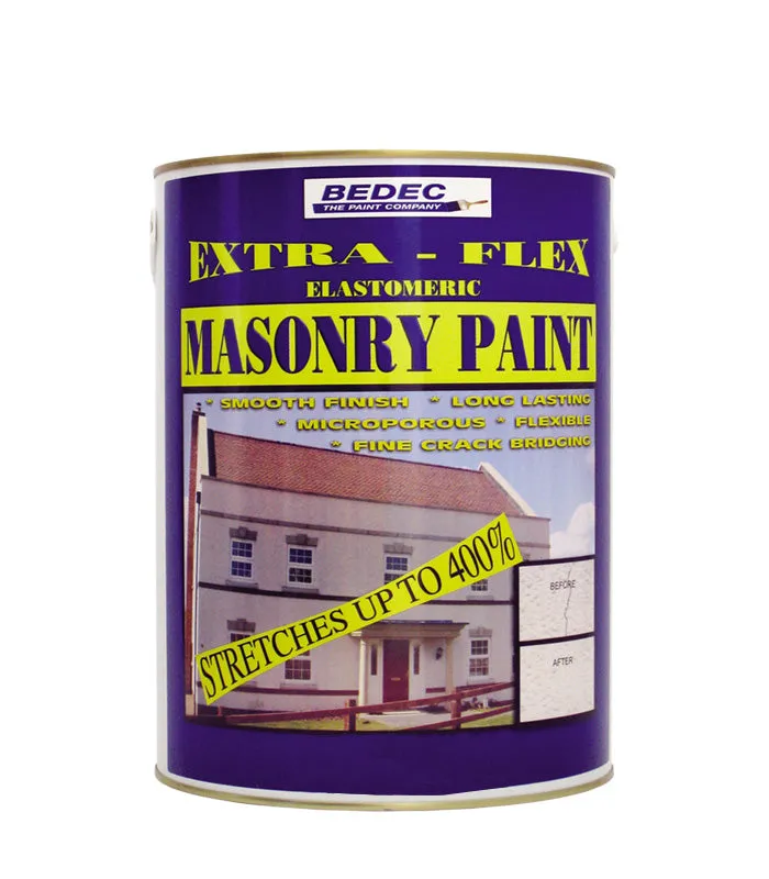Bedec Extra Flex Masonry Paint - 5 Litre