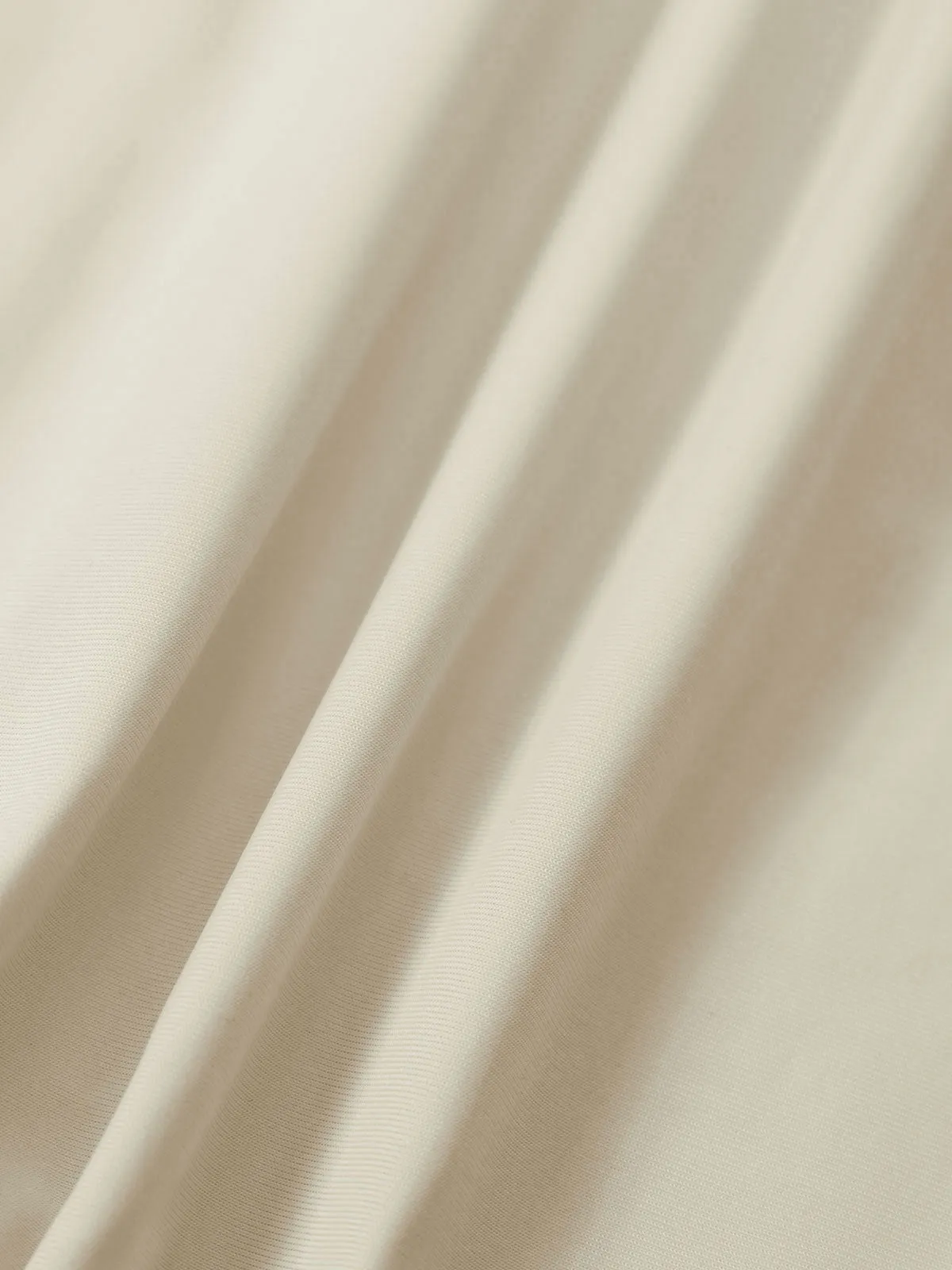 Beige V-Neck Tank Top--Light Support