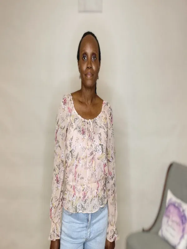Bell Sleeved Floral Top