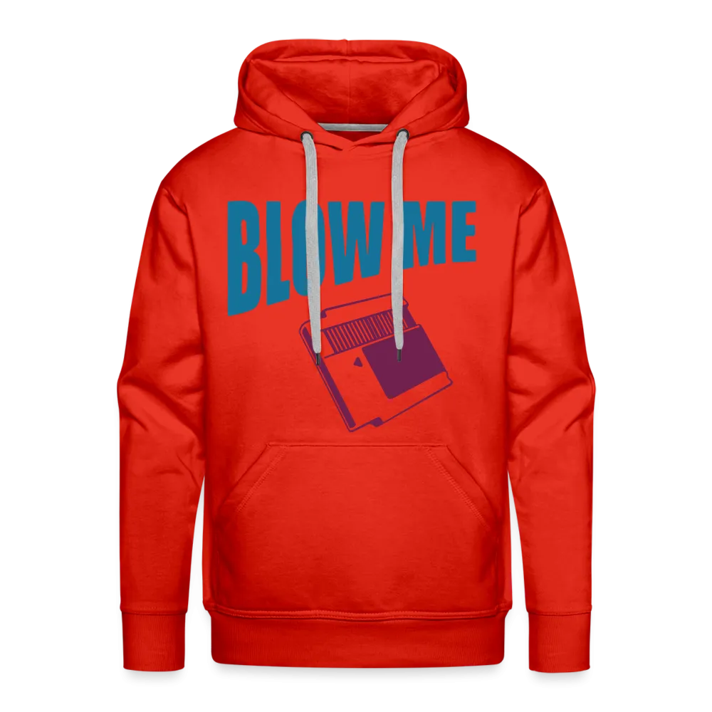 Blow Me Men’s Premium Hoodie (Vintage Cassette)