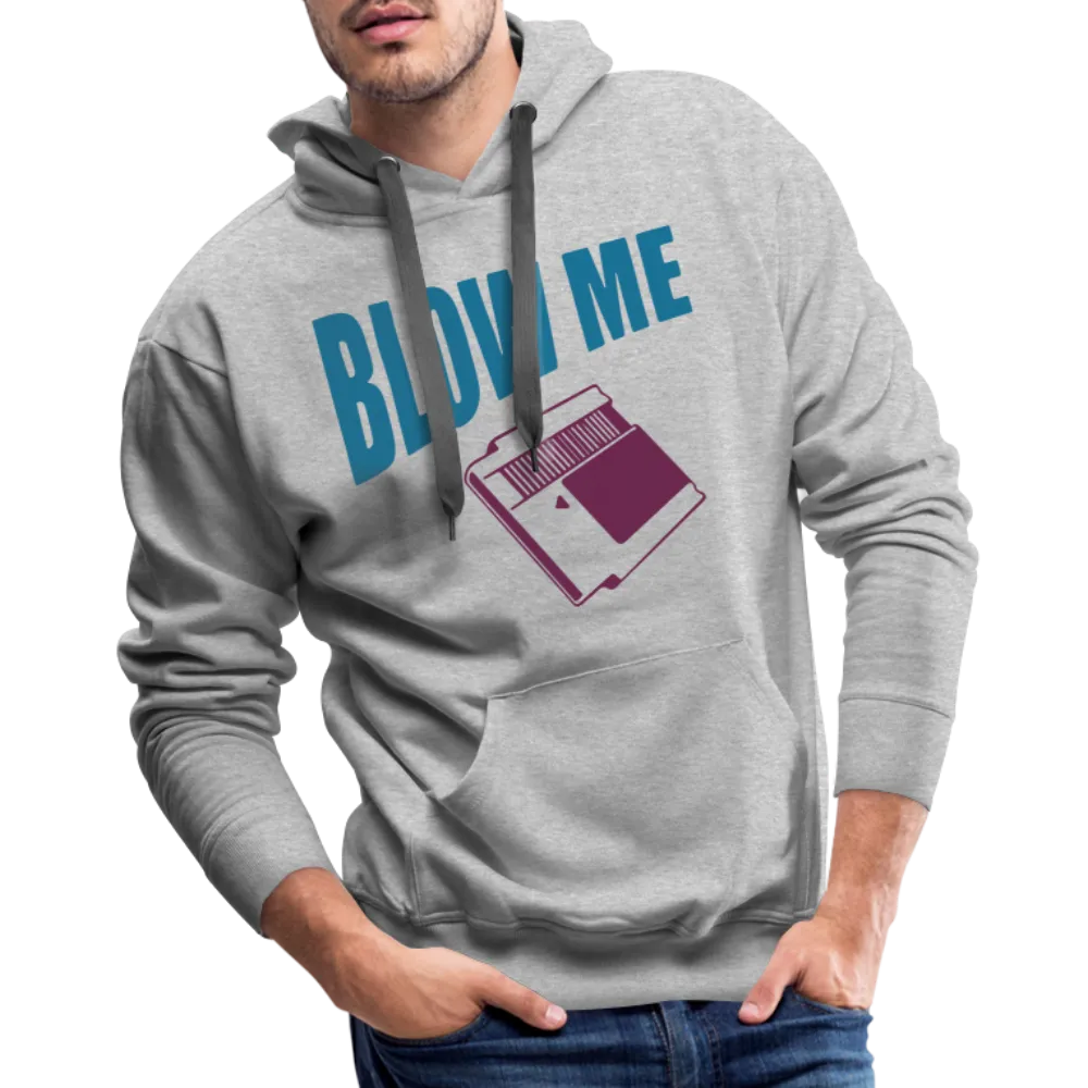 Blow Me Men’s Premium Hoodie (Vintage Cassette)