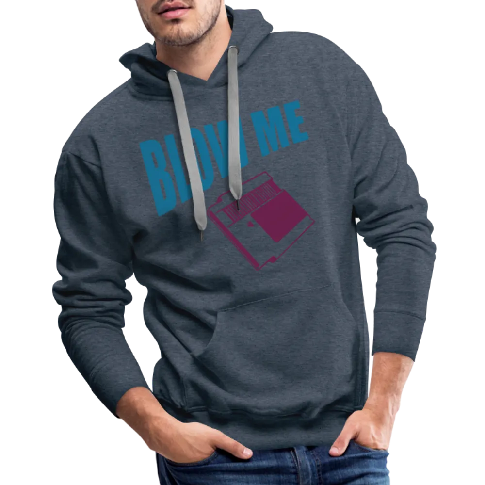 Blow Me Men’s Premium Hoodie (Vintage Cassette)