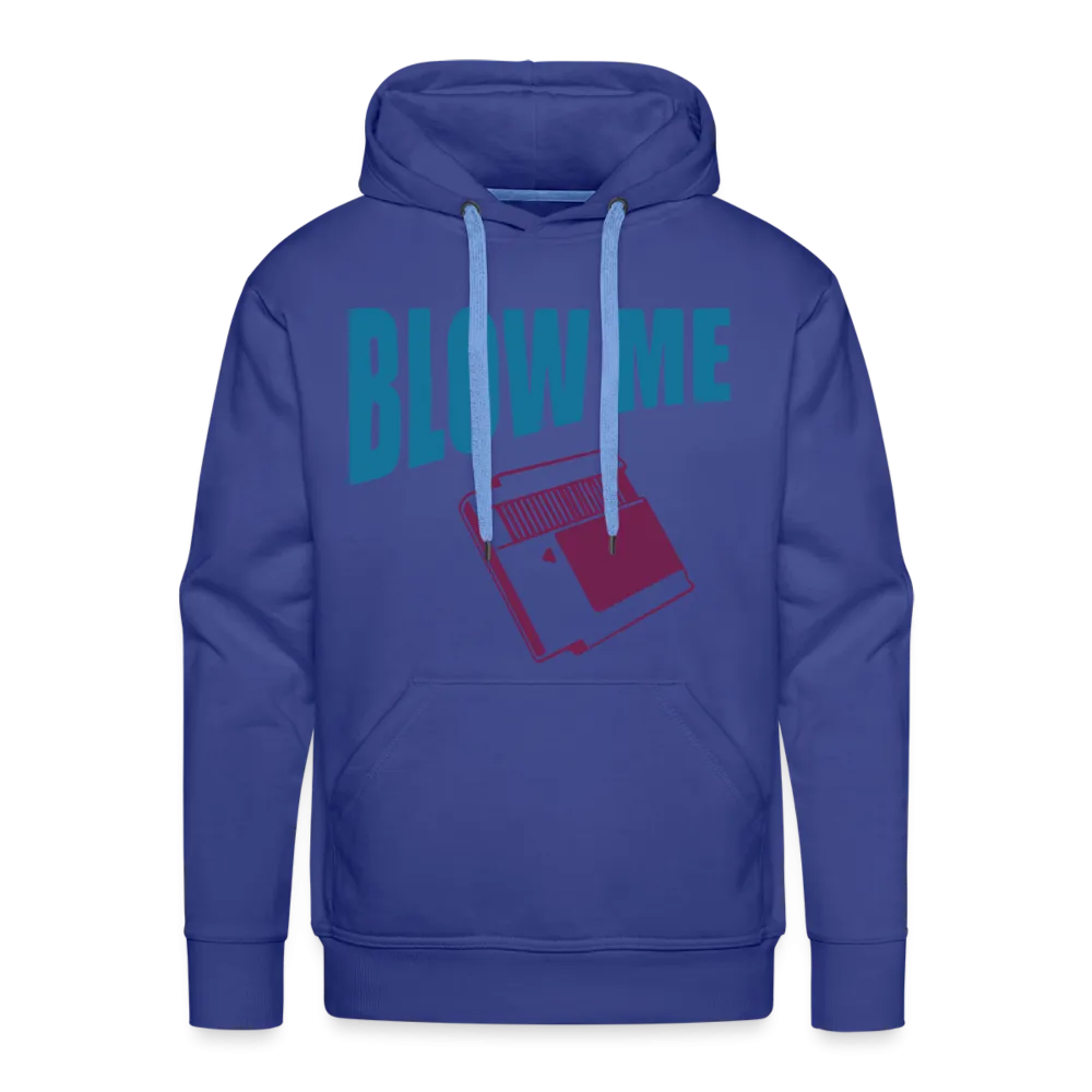Blow Me Men’s Premium Hoodie (Vintage Cassette)