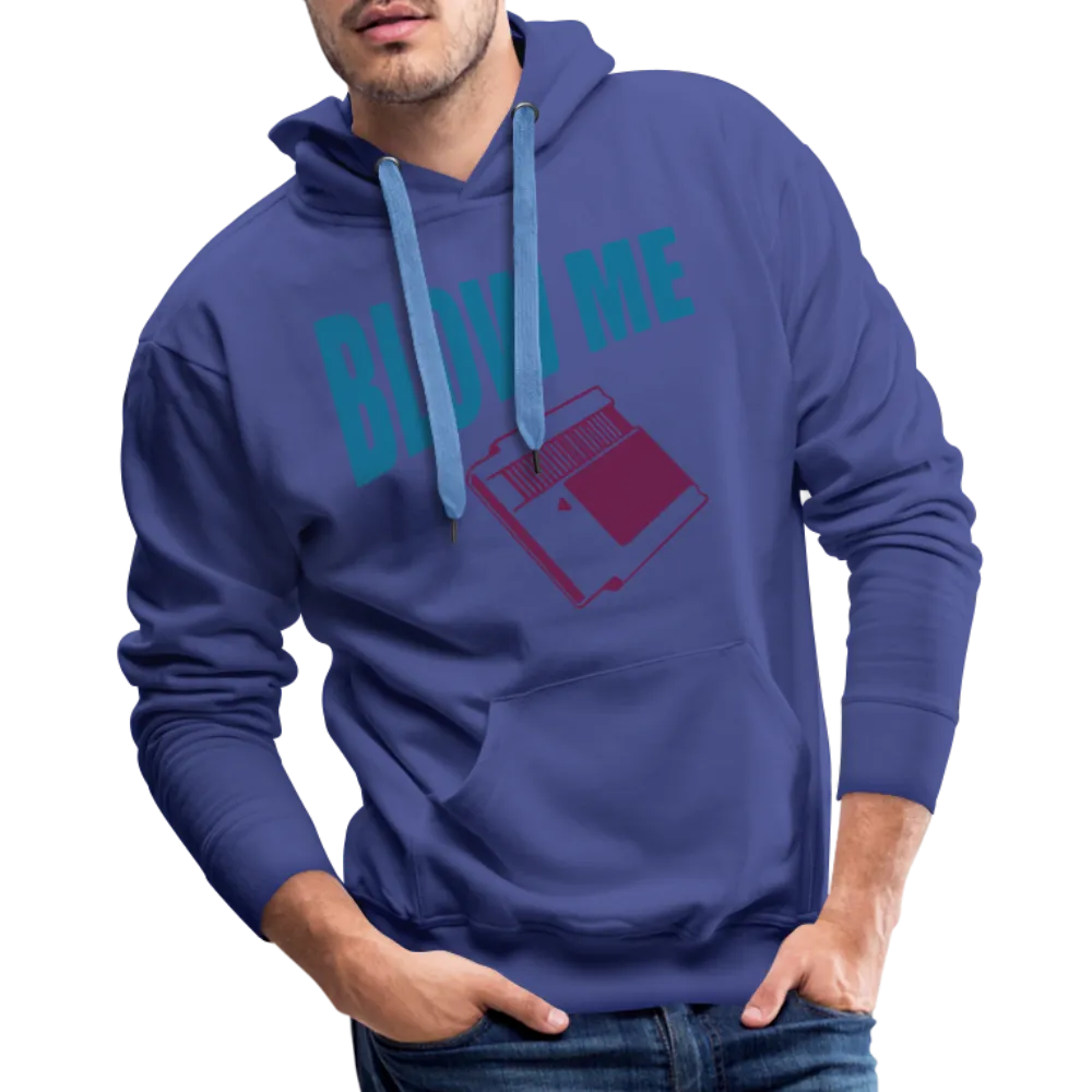 Blow Me Men’s Premium Hoodie (Vintage Cassette)