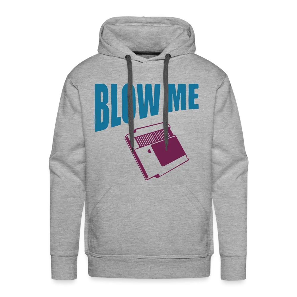 Blow Me Men’s Premium Hoodie (Vintage Cassette)
