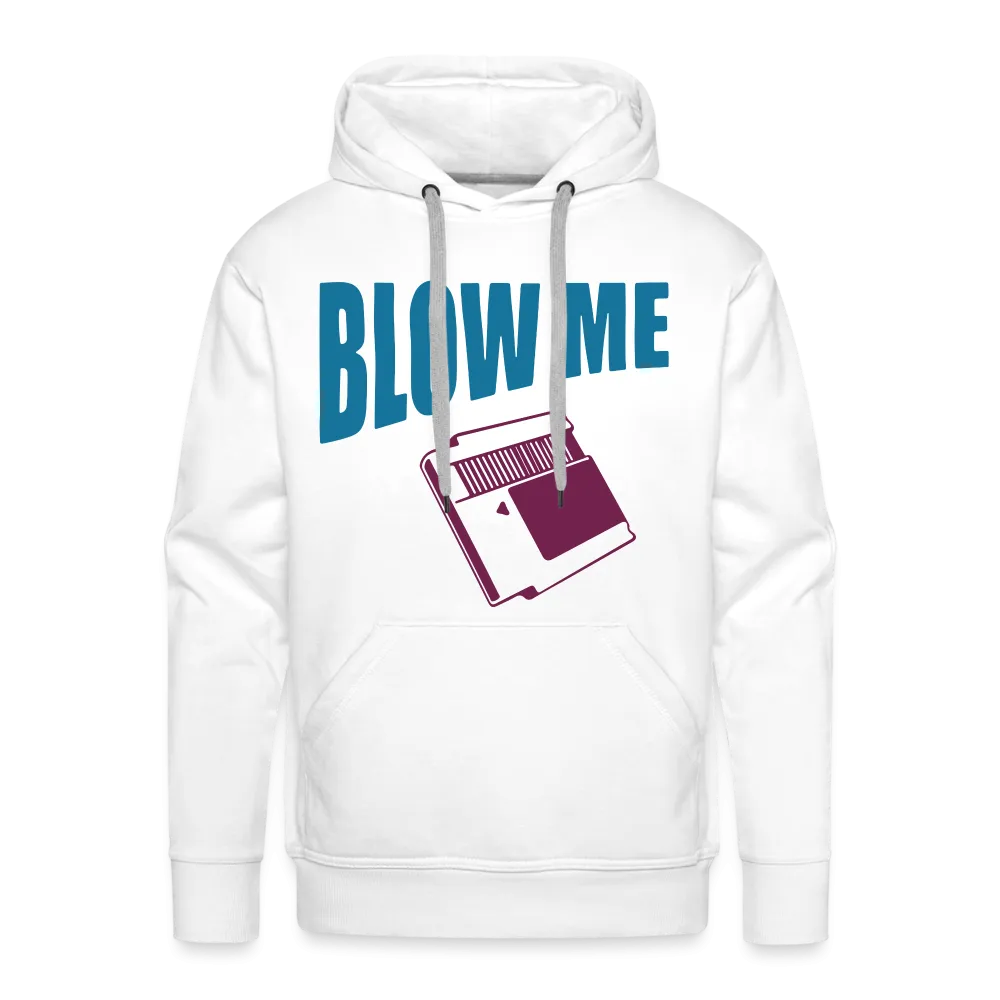 Blow Me Men’s Premium Hoodie (Vintage Cassette)