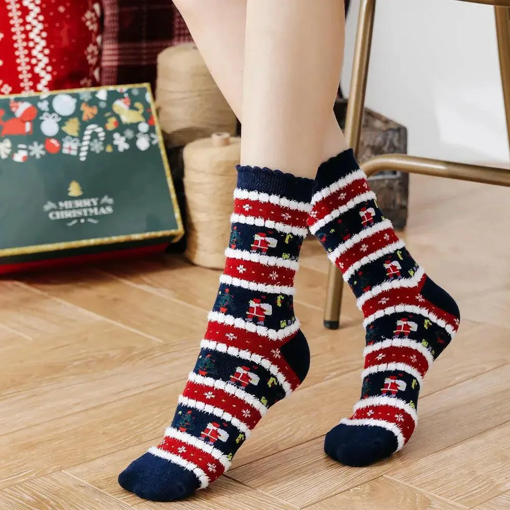 Cartoon Christmas  Socks