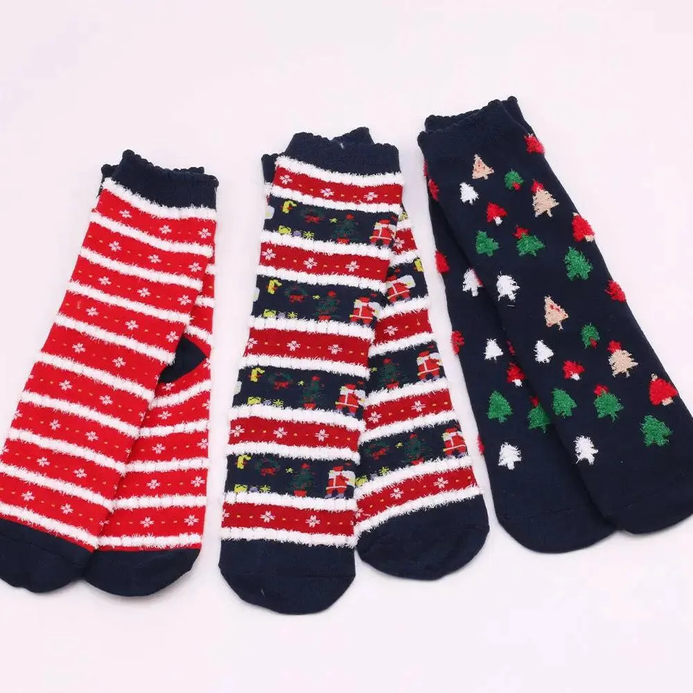 Cartoon Christmas  Socks