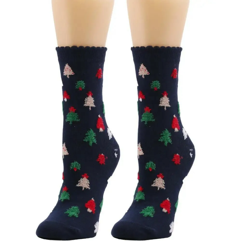 Cartoon Christmas  Socks