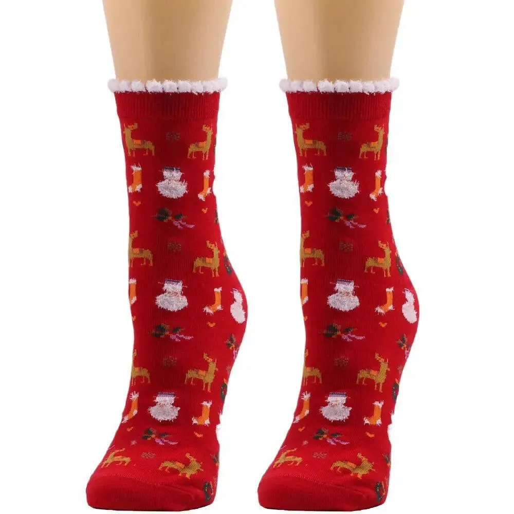 Cartoon Christmas  Socks