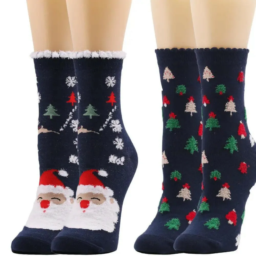 Cartoon Christmas  Socks