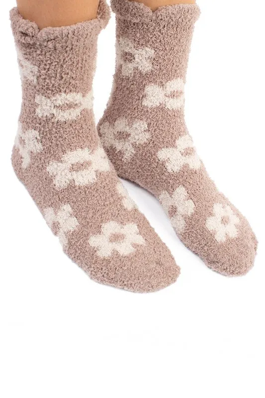 Daisy Plush Socks