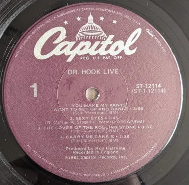 Dr. Hook - Live (LP, Album) (VG )