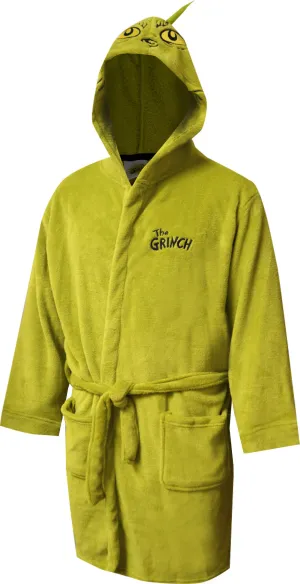 Dr Seuss Grinch Hooded Plush Robe