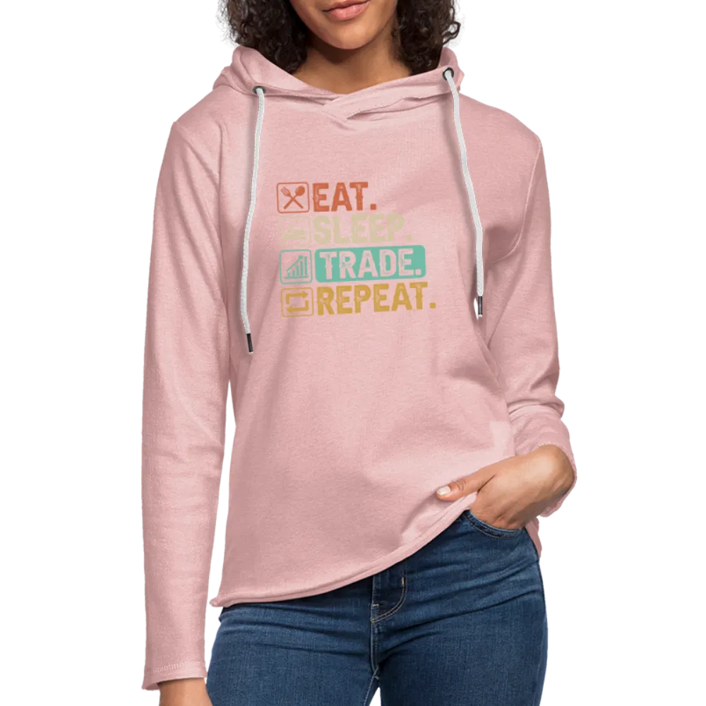 Eat Sleep Trade Repeat Lightweight Terry Hoodie