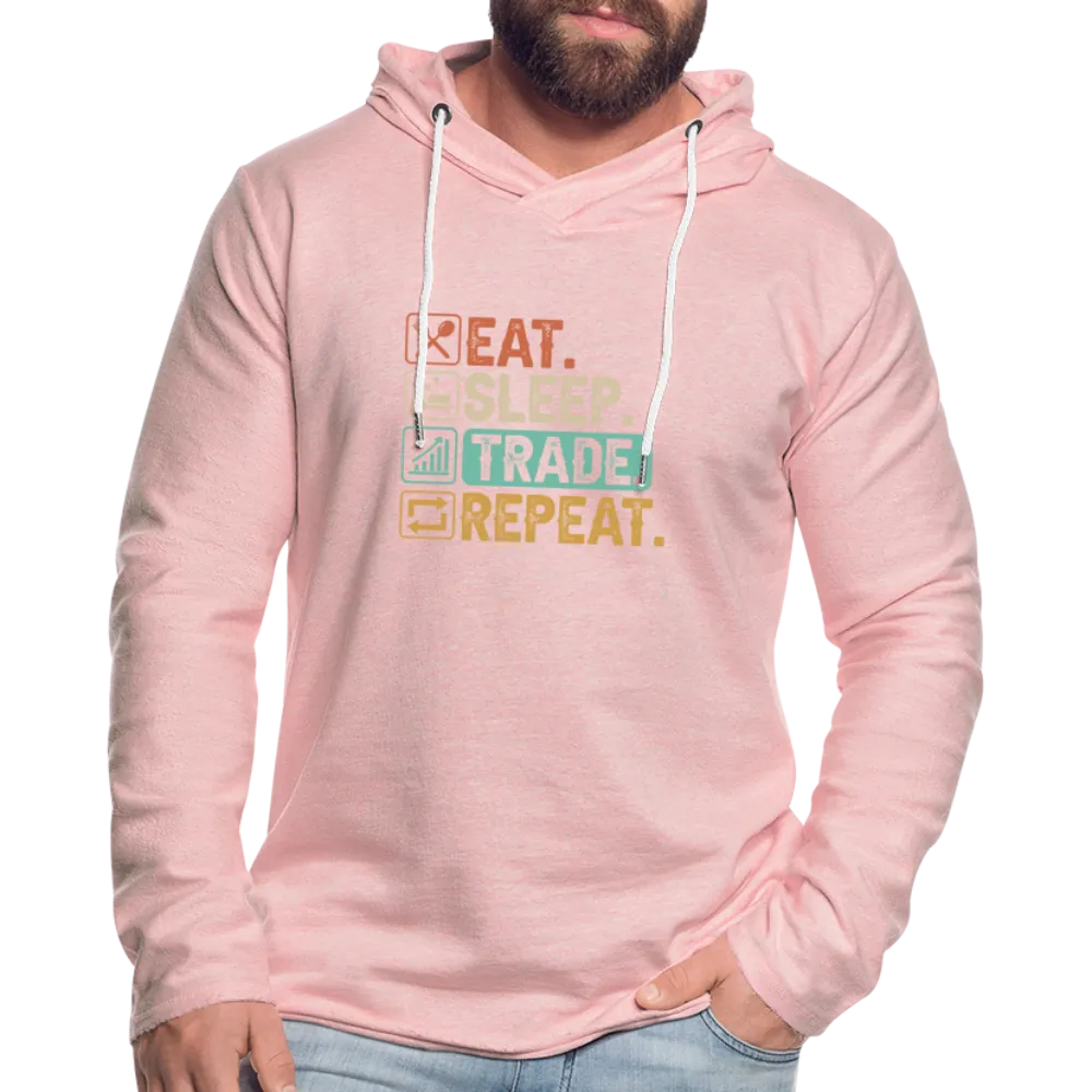 Eat Sleep Trade Repeat Lightweight Terry Hoodie