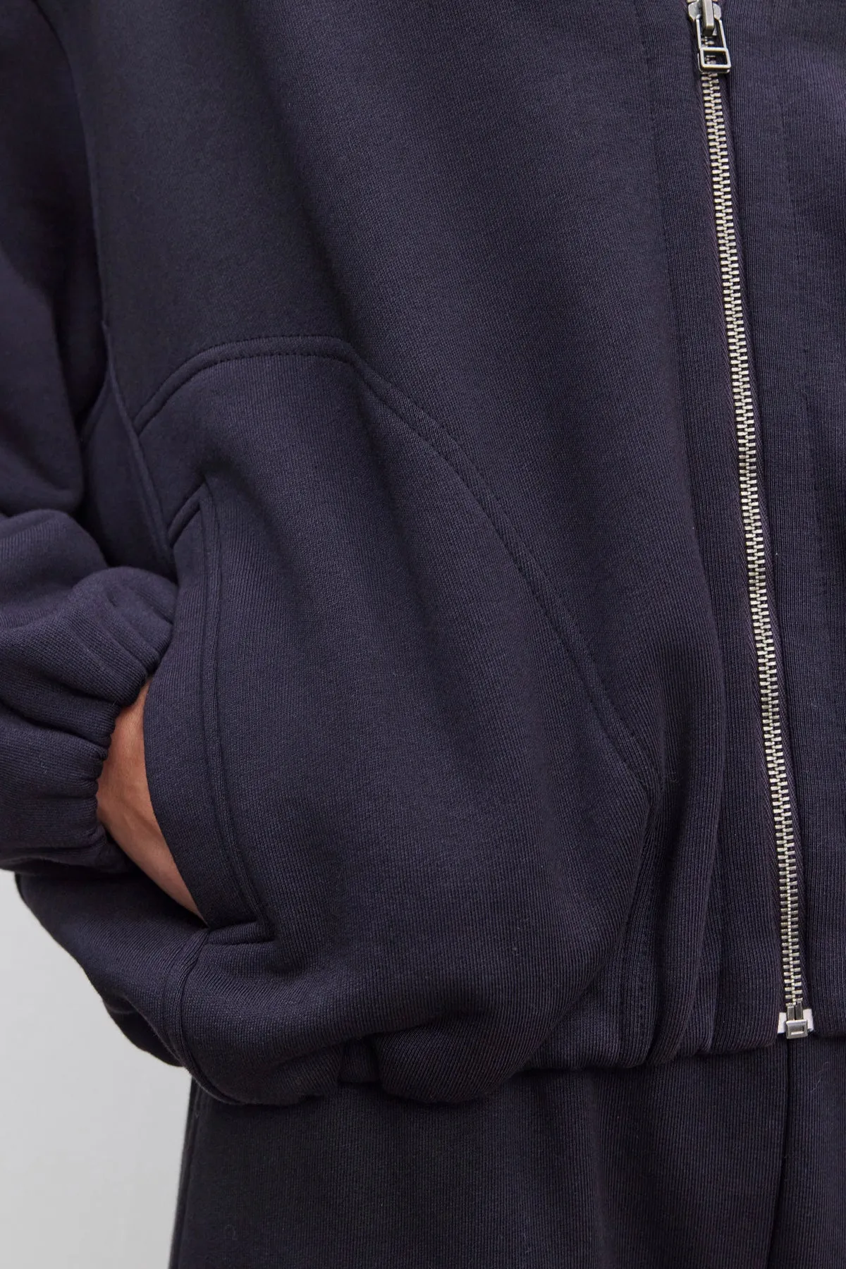 GENEVIEVE ZIP-UP SWEATSHIRT