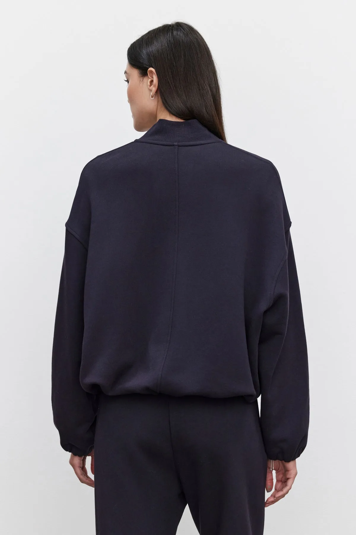 GENEVIEVE ZIP-UP SWEATSHIRT