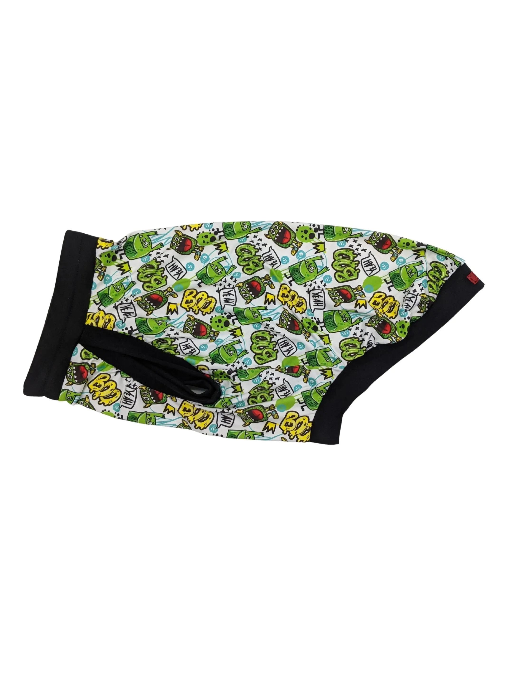 Green Graffiti Goblins Dog Pajamas