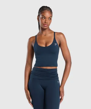 Gymshark Everyday Shelf Cami Tank - Navy