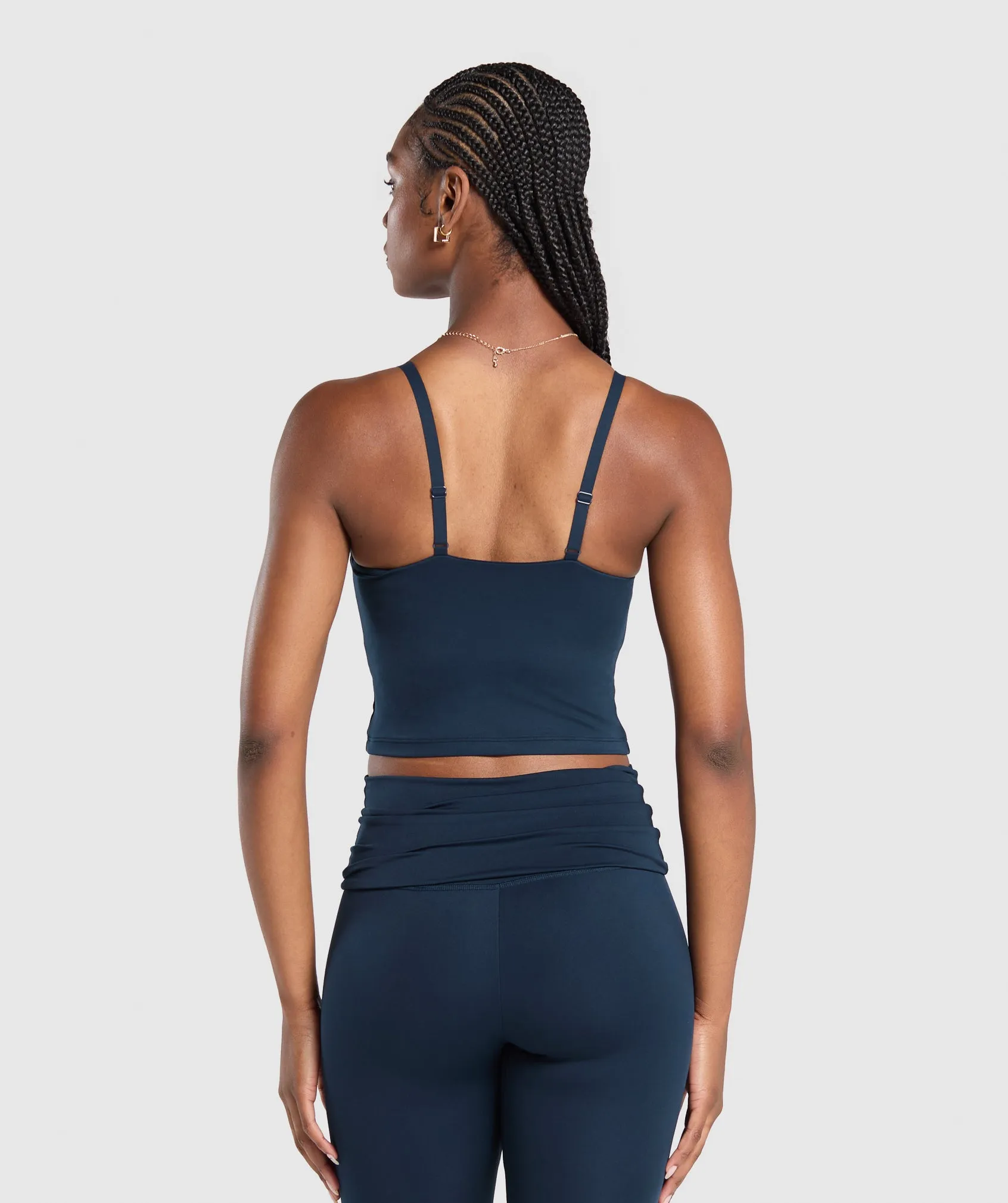 Gymshark Everyday Shelf Cami Tank - Navy