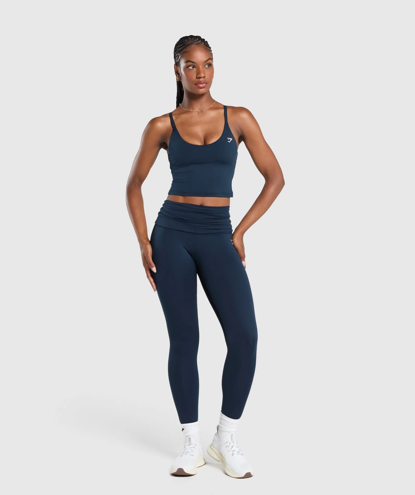 Gymshark Everyday Shelf Cami Tank - Navy