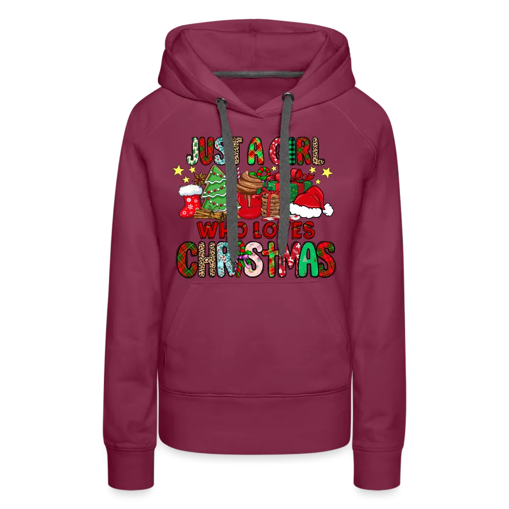 Just A Girl Who Loves Christmas - Premium Hoodie