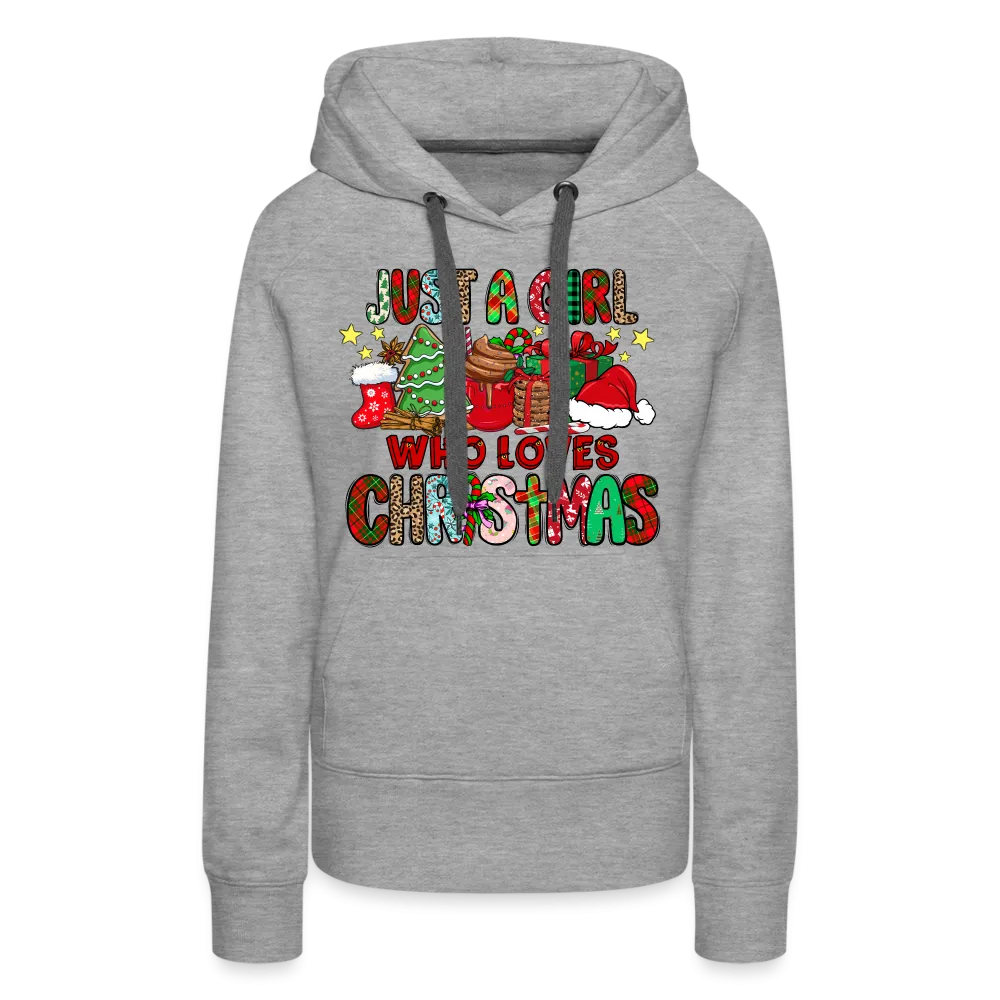 Just A Girl Who Loves Christmas - Premium Hoodie