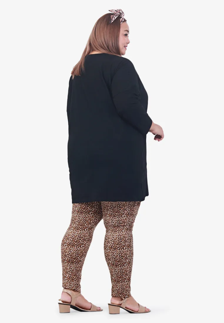 Leci Fun Printed Leggings - Small Leopard