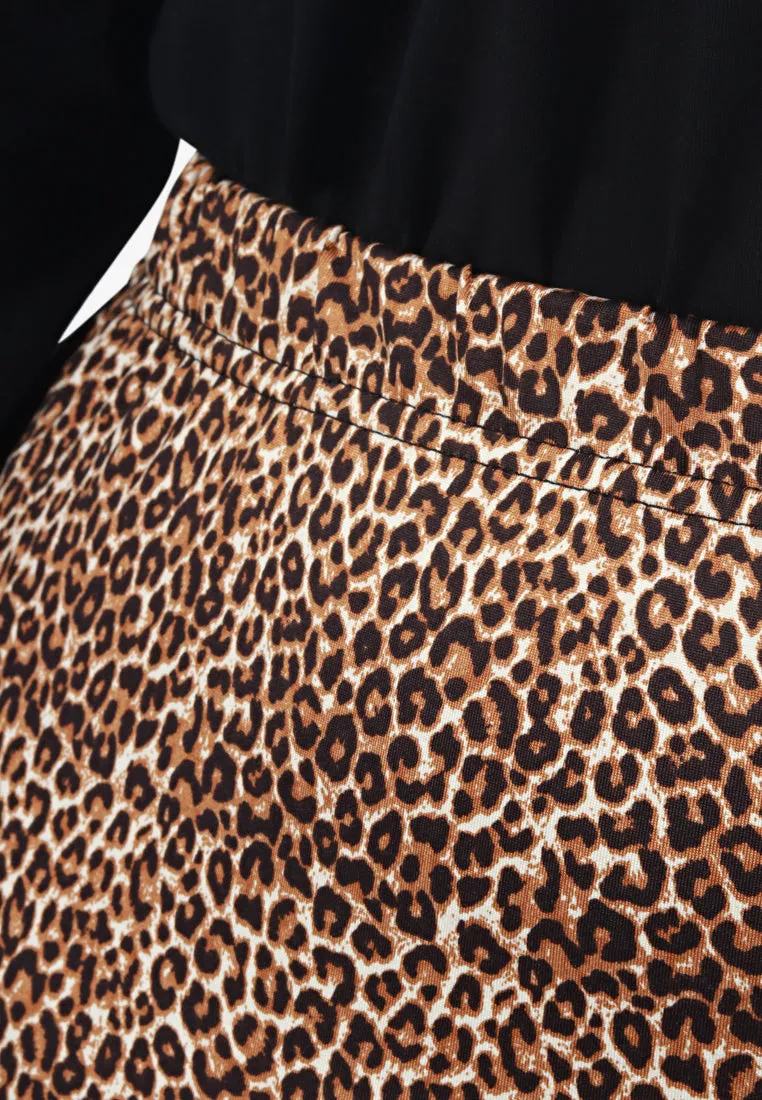Leci Fun Printed Leggings - Small Leopard