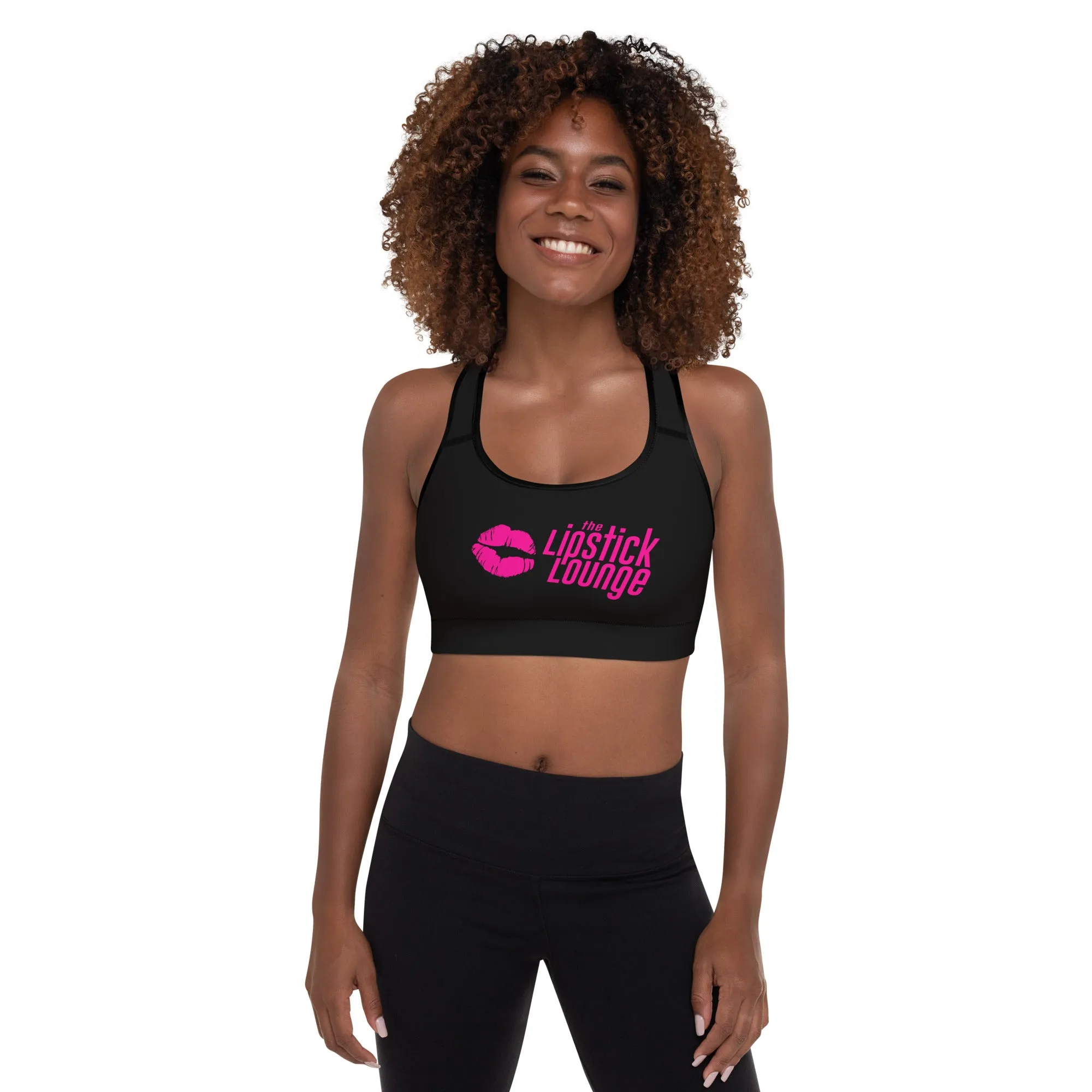 Lipstick Lounge Barbie Pink Sports Bra