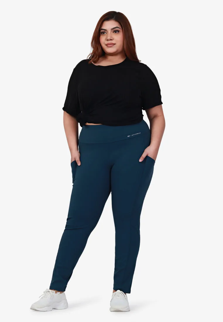 Living High-waisted Activewear Pocket Leggings - Maroon