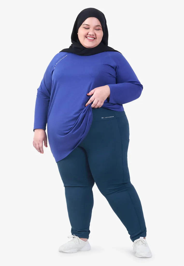 Living High-waisted Activewear Pocket Leggings - Maroon