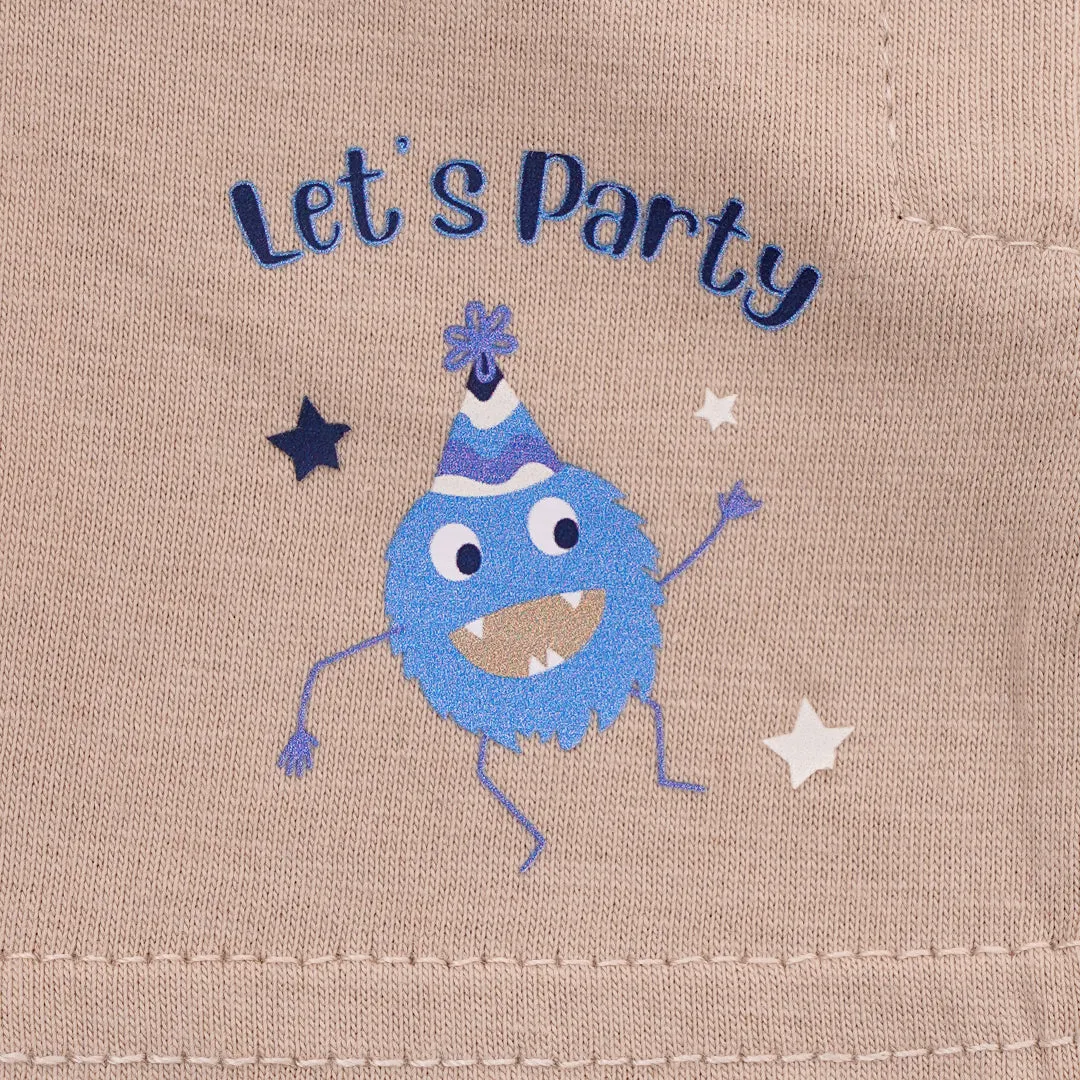 Lunar Beige Baby Shorts