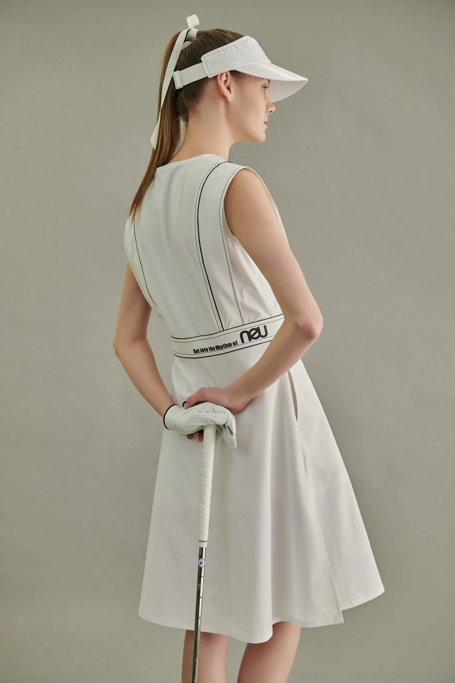 Neu Golf Shirts Dress White