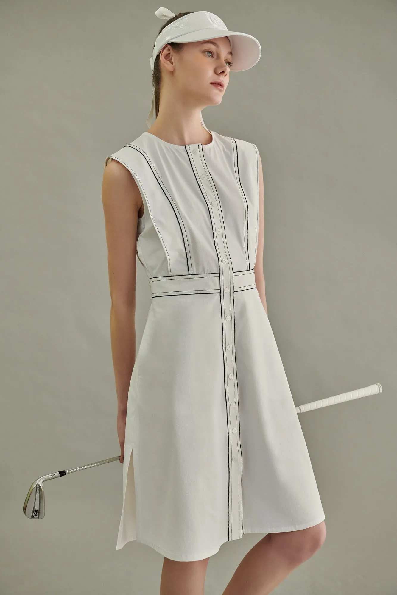 Neu Golf Shirts Dress White