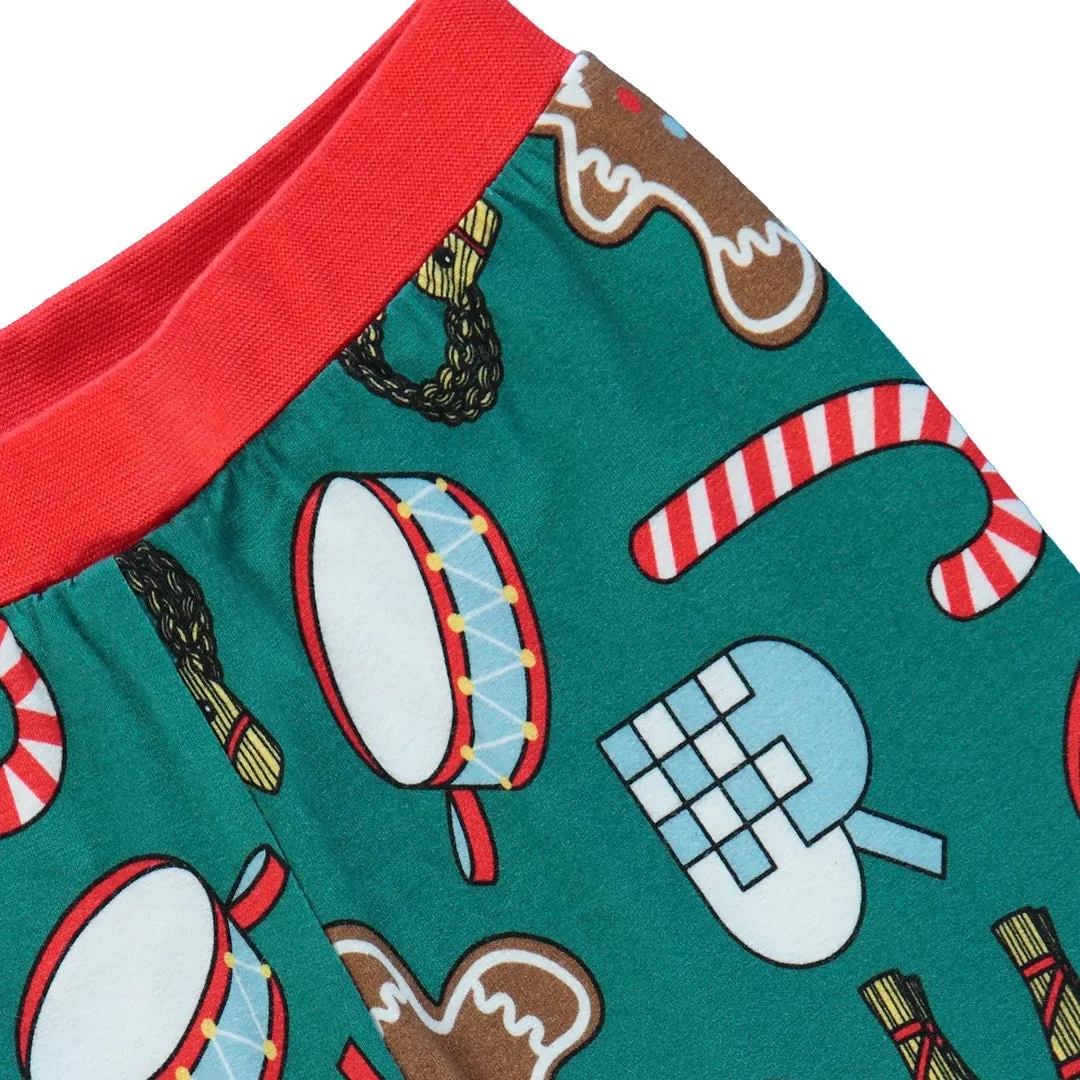 Nightwear set with Christmas decorations