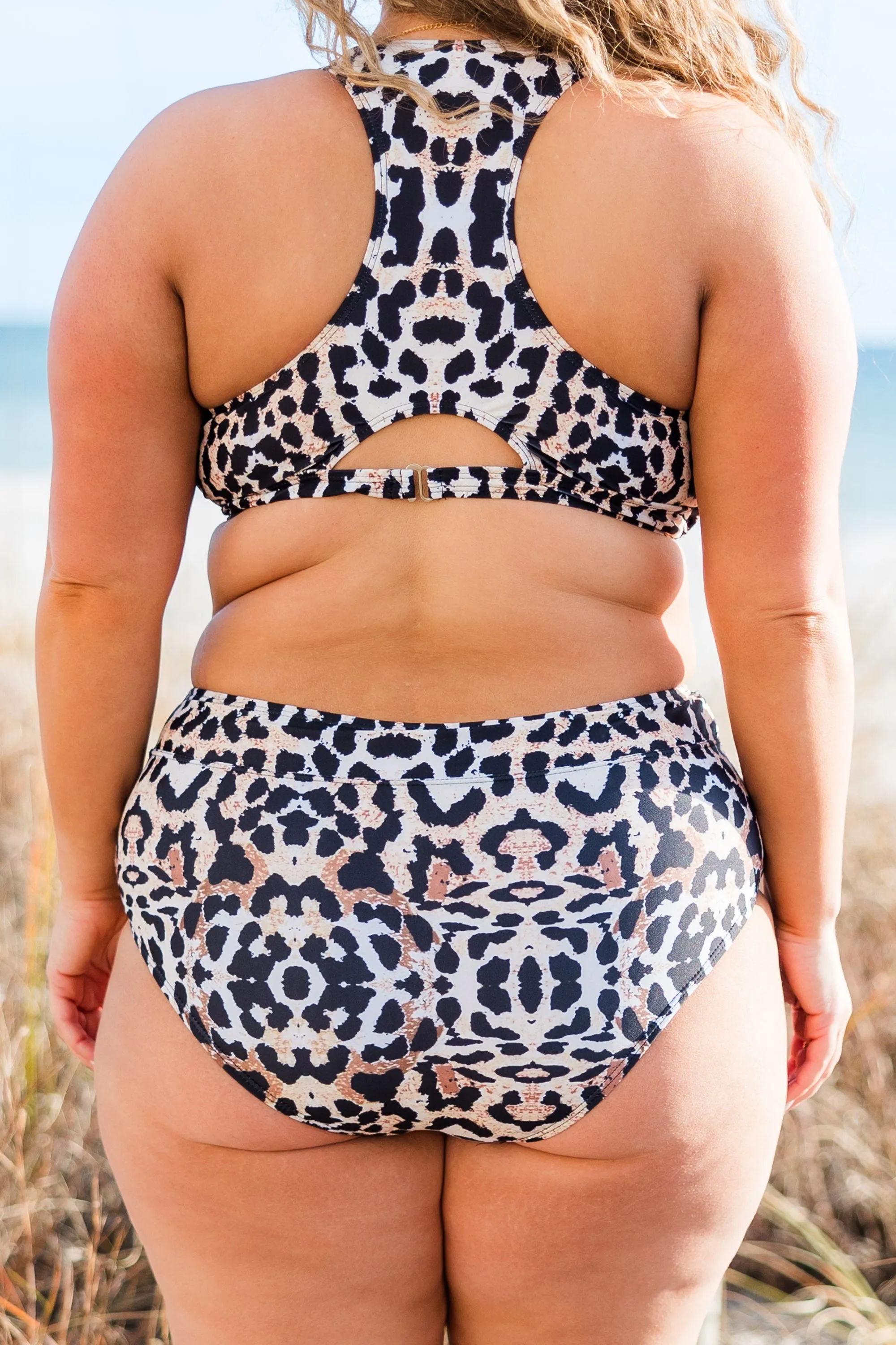 Oceans Of Love Swim Bottom, Leopard