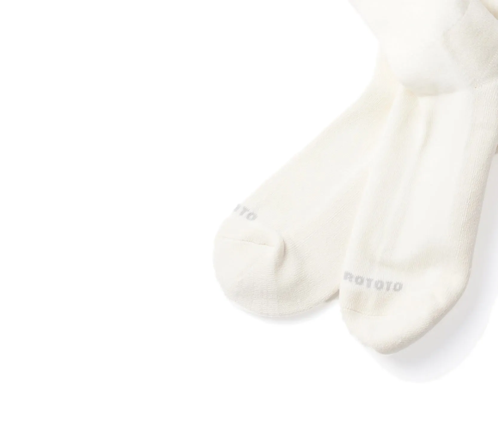 Organic Double Layer Crew | Green/Off White