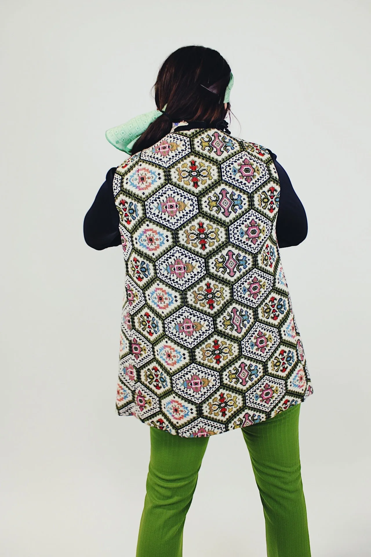 Printed Tapestry Vest