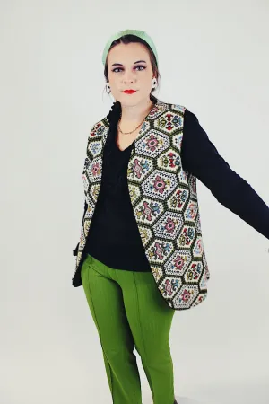 Printed Tapestry Vest
