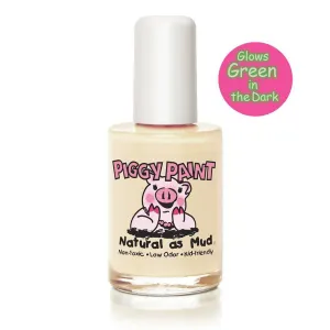 radioactive glow in the dark natural piggy paint nail polish